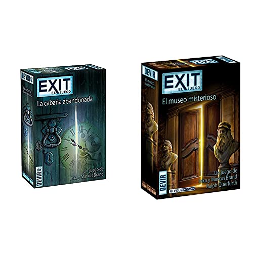 Devir Exit: La Cabaña Abandonada, Ed. Español (Bgexit1) + Exit 10, El Museo Misterioso, Multicolor (Bgexit10)