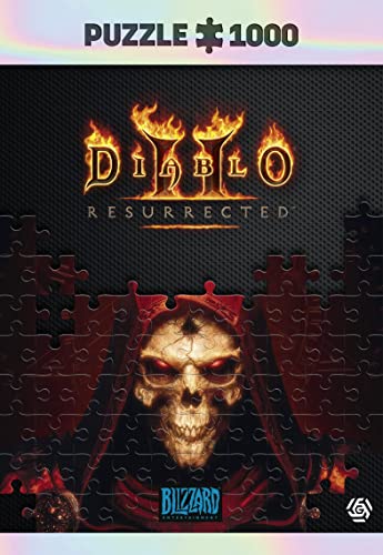 Diablo II: Resurrected | Puzzle 1000 Piezas | Incluye póster y Bolsa | 68 x 48 | Videojuego | Rompecabezas para Adultos y Adolescentes | para Navidad y Regalos | Decoración
