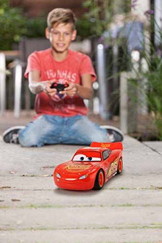 Dickie Toys- Cars Coche Rayo MC Queen Turbo Racer Control Remoto, Escala 1:24, Función Turbo, para Niños a Partir de 3 Años
