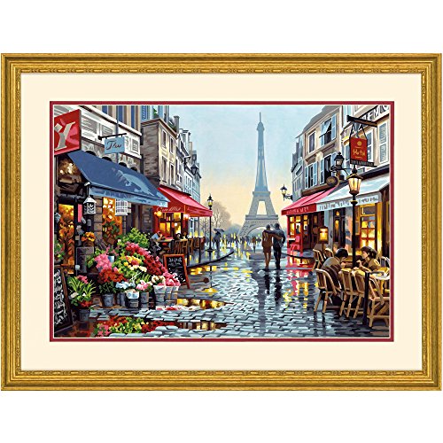 Dimensions Paintworks Dimensiones-Pinturas Paris Flower Shop-73-91651, multicolor, varias tallas