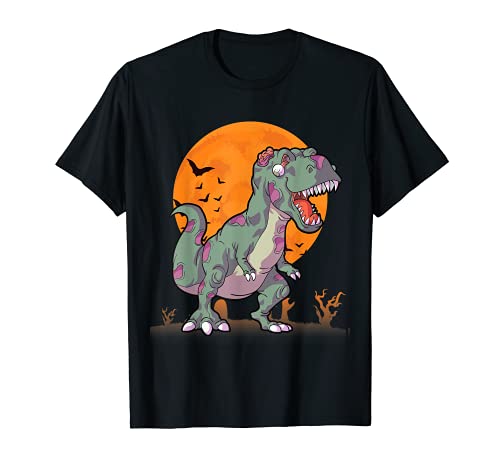 Dinosaurio Zombi Disfraces de Halloween para hombres niños Camiseta