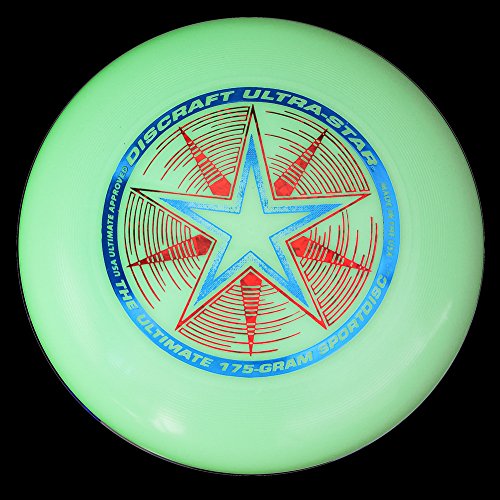 Discraft Ultrastar - Disco Volador, 175g, Brilla en la Oscuridad