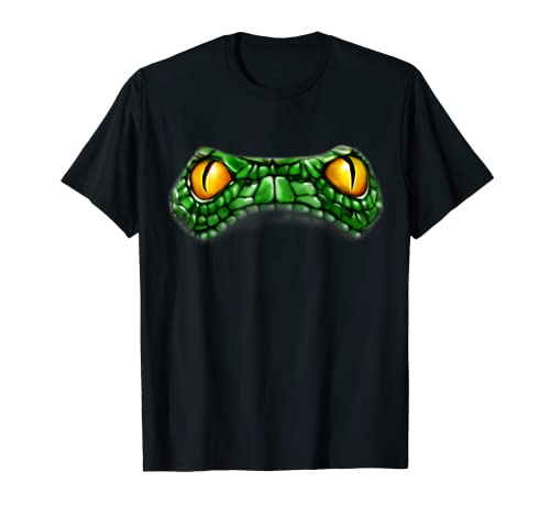 Diseño de ojos de serpiente Reptile Lover Bad Luck Dice Game Camiseta
