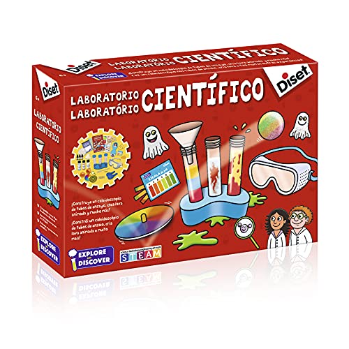 Diset - Laboratorio científico, Juego Educativo científico para explorar y descubrir el mundo que nos rodea para niños a partir de 8 años