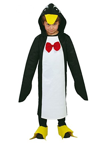 Disfraz de pingüino con pajarita infantil - 4-6 años