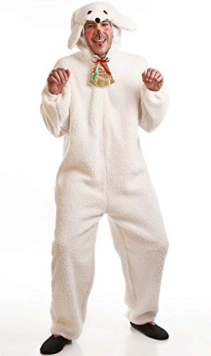 Disfraz para Navidad de Oveja blanca para adultos