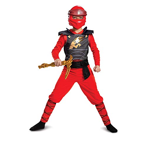 Disguise Disfraz Ninjago Niño Rojo Lego, Disfraz Ninja Niño Disponible en Talla M