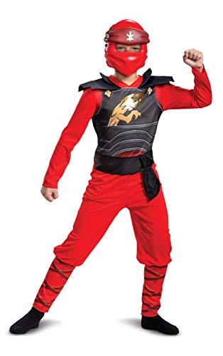 Disguise Disfraz Ninjago Niño Rojo Lego, Disfraz Ninja Niño Disponible en Talla M