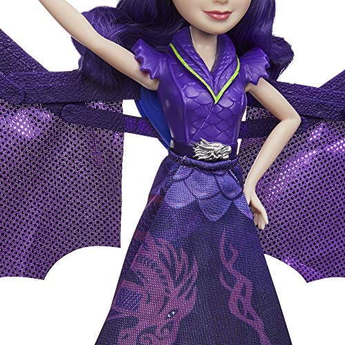 Disney Descendants Dragon Queen Mal, Fashion Doll Transforms to Winged Dragon