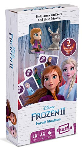 Disney- Juego de Cartas de Frozen 2 Figuras – Forest Shadows (Cartamundi Figurine Card Game)