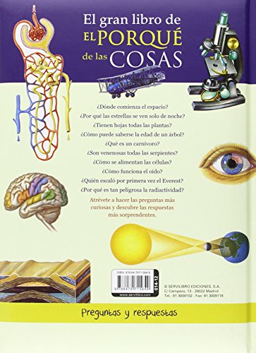 Distripubli-El Gran Libro El Porqué de Las Cosas 26x20cm 200 pag, Multicolor (01412)