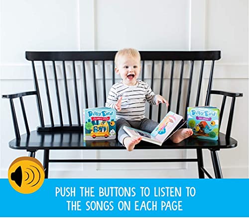 DITTY BIRD Children’s Songs: Mi primer libro de sonido interactivo con 6 canciones para aprender inglés mientras te diviertes. Juguete educativo perfecto para bebés y niños a partir de 1 año.