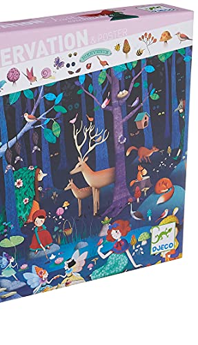 Djeco- Puzzle Observación El Bosque Encantado (DJ07504)