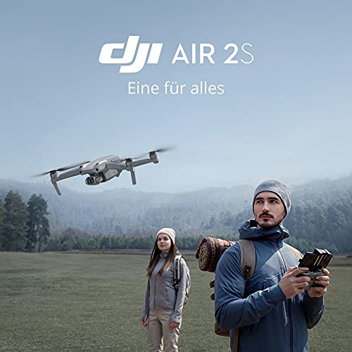 DJI Air 2S Fly More Combo- Drone, 3 Ejes Gimbal con Cámara, Vídeo en 5.4K, Sensor CMOS de 1 pulgada, Detección de obstáculos en 4 direcciones, Transmisión en FHD desde 12 km FCC, MasterShots, Gris