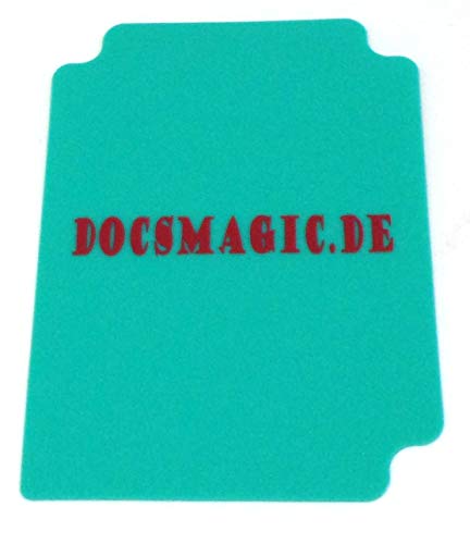 docsmagic.de 25 Trading Card Deck Divider Mint - Divisores Aqua - MTG PKM YGO