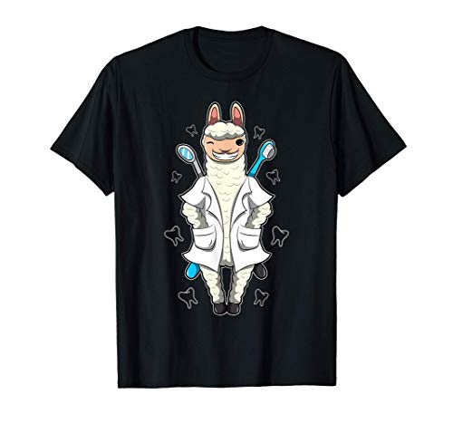 Doctor Lama - Dentista Divertido Animal - Llama Camiseta