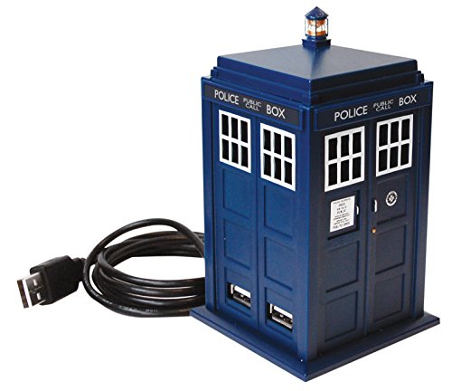DOCTOR WHO Dr Who DR115 - Caja de teléfono de policía con el Centro Oficial Tardis Hub