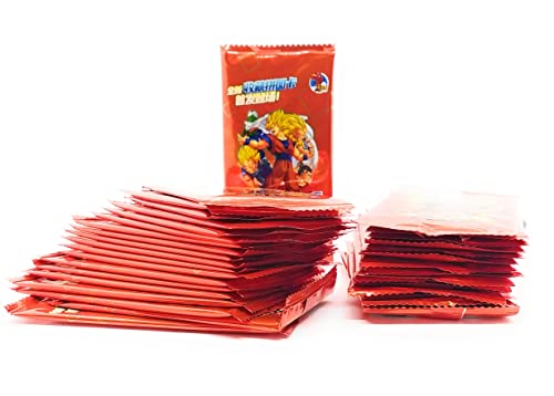 Dragon Ball Caja de Sobres, Juego de 180 Cartas de Dragon Ball cromos Super Saiya para niños extraoficiales