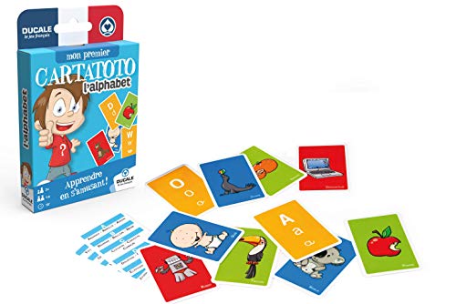 Ducale, el juego francés - Cartatoto - Juego de cartas educativas para aprender las letras del alfabeto 10006522 , color/modelo surtido