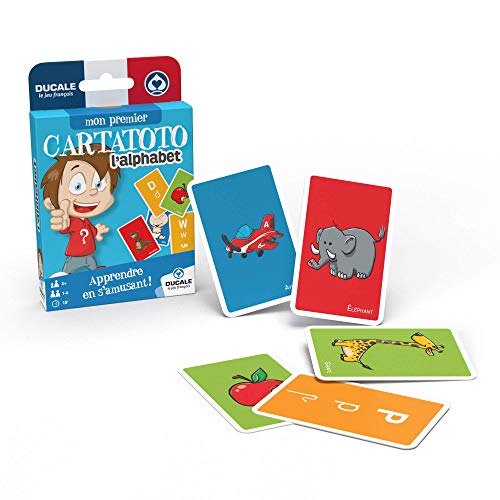 Ducale, el juego francés - Cartatoto - Juego de cartas educativas para aprender las letras del alfabeto 10006522 , color/modelo surtido
