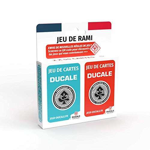 Ducale, el Juego francés – Juego de Rami 2 x 54 Cartas – Juego de Rami, Canasta, 64