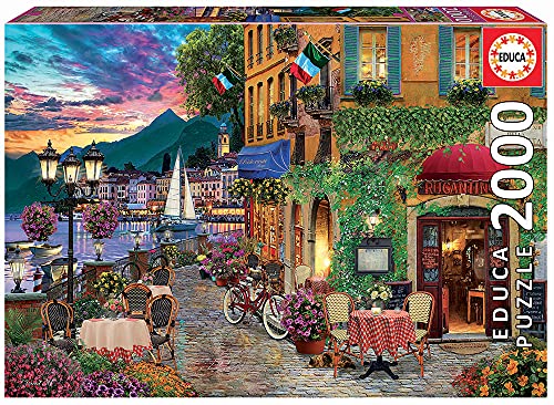 Educa - Italian Fascino Puzzle, 2000 Piezas, Multicolor (18009)