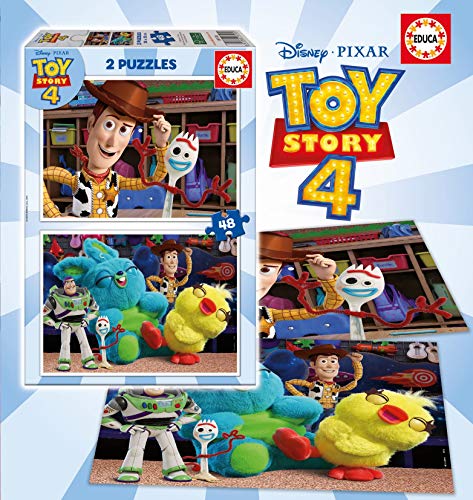 Educa - Toy Story 4 2 Puzzles de 48 Piezas, Multicolor (18106)