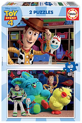 Educa - Toy Story 4 2 Puzzles de 48 Piezas, Multicolor (18106)