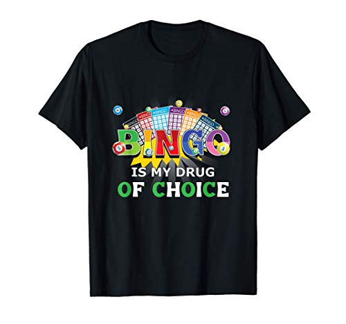 El bingo es mi elección Juego Juegos de azar Jugador Jugar Camiseta