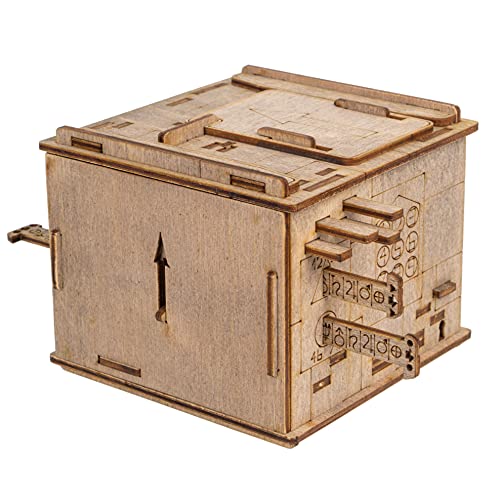 ESC Welt Space Box - Caja de Rompecabezas de Madera para Niños y Adultos - Lo más Destacado para Los Fanáticos de los Puzles - Lleva tu Experiencia de Escape Room a Casa