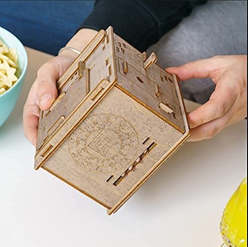ESC Welt Space Box - Caja de Rompecabezas de Madera para Niños y Adultos - Lo más Destacado para Los Fanáticos de los Puzles - Lleva tu Experiencia de Escape Room a Casa
