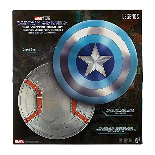Escudo sigiloso de Capitán América: el Soldado de Invierno de Hasbro Marvel Legends Series, Coleccionable y Disfraz para Adulto, a Partir de 14 años