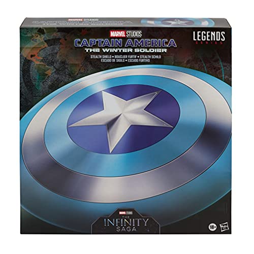 Escudo sigiloso de Capitán América: el Soldado de Invierno de Hasbro Marvel Legends Series, Coleccionable y Disfraz para Adulto, a Partir de 14 años