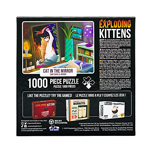 Exploding Kittens- Puzzle, Multicolor (PMIRR-106)