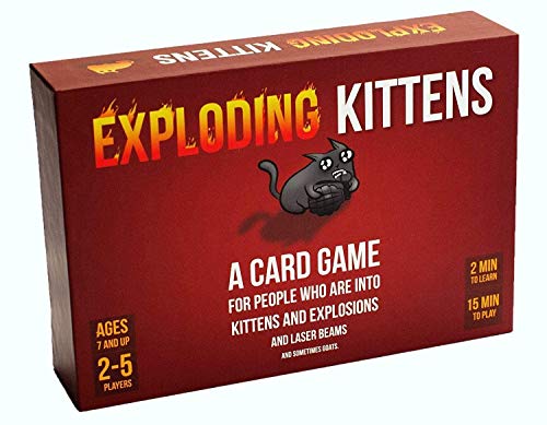 Exploding Kittens : Un Juego De Cartas En Inglés + Streaking Kittens: This Is The Second Expansion of , Barraja De Cartas
