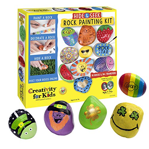 Faber-Castell Creativity for Kids: Hide and Seek Rock Painting Kit (6161)
