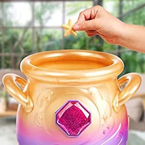 Famosa - My Magic Mixies, Peluche Color Rosa, juguete interactivo de magia, con caldero de pócimas, luces y sonidos, efecto de niebla, muñeco divertido y varita mágica, (MGX00000)