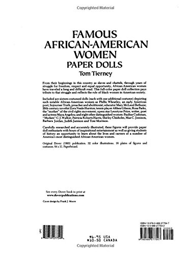 Famous African-American Women Paper Dolls (Dover Paper Dolls)