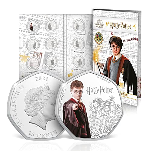 FANTASY CLUB Harry Potter La Colección Completa - 2 Medallas Exclusivas + 12 Monedas/Medallas Edición Limitada y Oficial.
