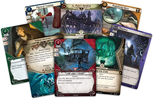 Fantasy Flight Games | Arkham Horror The Card Game: Revised Core Set | Juego de Cartas | Edades 14+ | 1 a 4 Jugadores | 60 a 120 Minutos Jugando Tiempo