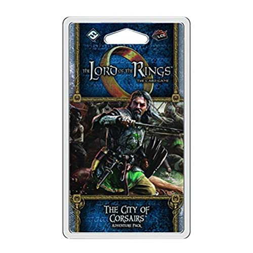 Fantasy Flight Games | Lord of The Rings LCG: Paquete de Aventura: La Ciudad de los Corsarios | A Partir de 14 años | 1 a 2 Jugadores | 60 min de Tiempo del Jugador
