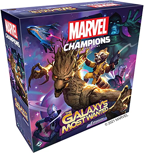 Fantasy Flight Games - Marvel Champions: Expansión: La expansión más buscada de la Galaxia - Juego de Cartas