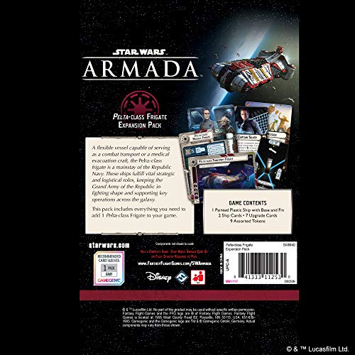 Fantasy Flight Games | Star Wars Armada: Fragata Clase Pelta | Juego en Miniatura | 2 Jugadores | Edades 14+ años | Tiempo de Juego de 45+ Minutos