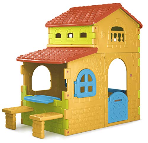 FEBER- Casita Infantil Super Villa, Multicolor. para niños/ as de 3 años en adelante