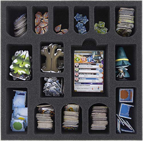 Feldherr Foam Tray Set Compatible with Krosmaster Arena and Expansion Frigost Board Game Boxes