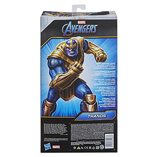 Figura de acción de Lujo de Thanos de Marvel Avengers Titan Hero Series Blast Gear, Juguete de 30 cm, para niños a Partir de 4 años