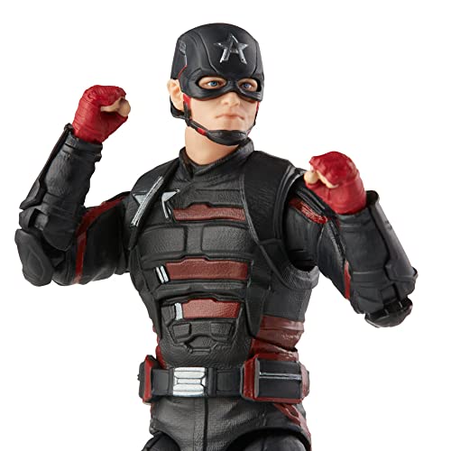 Figura de acción de U.S. Agent de 15 cm de los Vengadores de Hasbro Marvel Legends Series y 2 Accesorios, para niños a Partir de 4 años