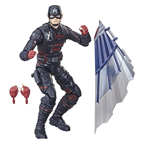 Figura de acción de U.S. Agent de 15 cm de los Vengadores de Hasbro Marvel Legends Series y 2 Accesorios, para niños a Partir de 4 años