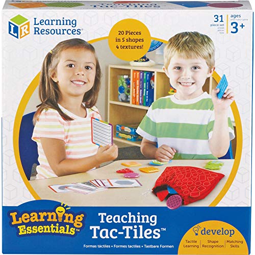 Figuras para aprender las texturas Tac-Tiles de Learning Resources