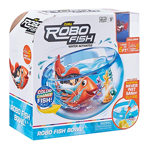 Fish-ZU7126 Robo Fish-Playset Acuario, color blanco (Bandai ZU7126)